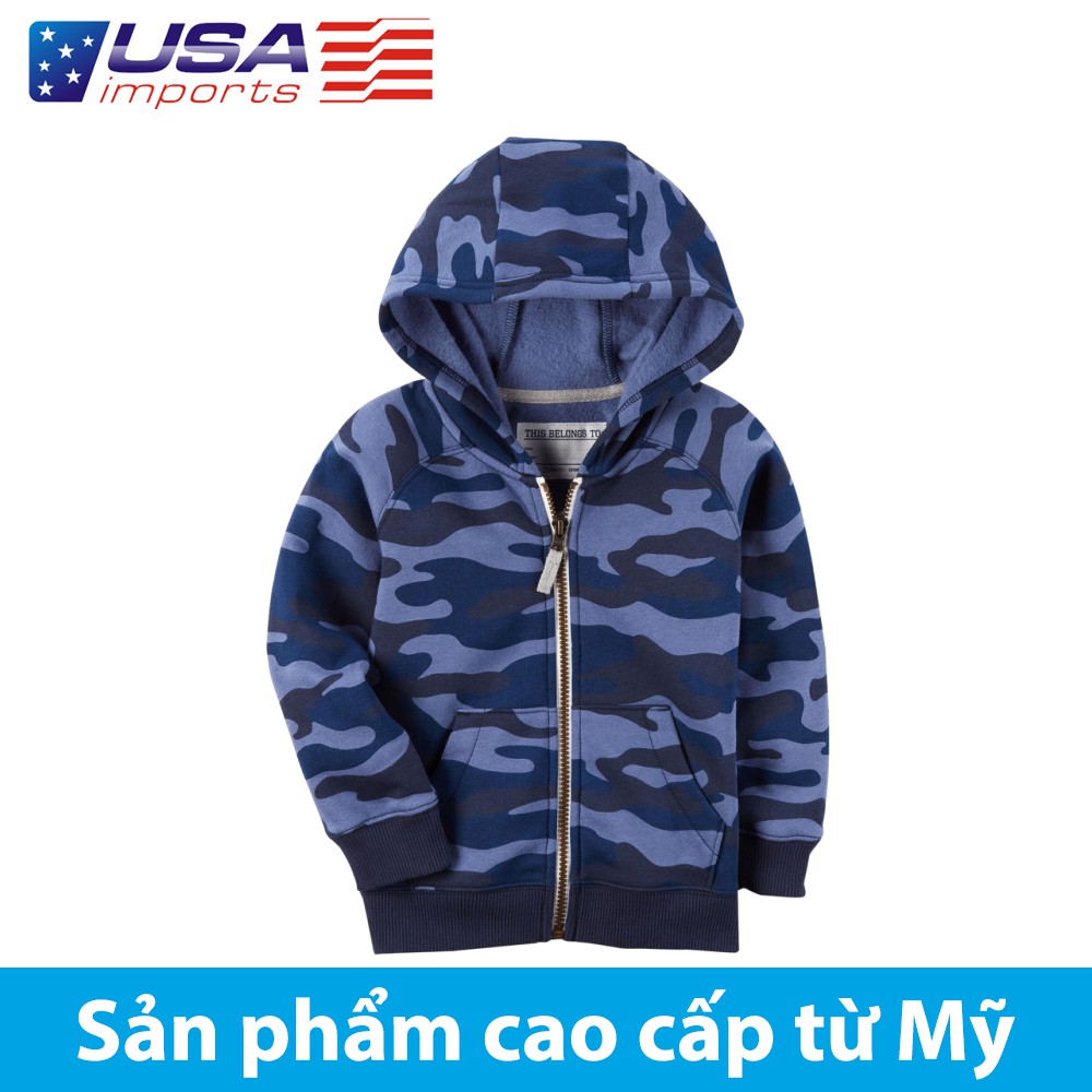 Áo khoác nỉ có nón Car-tờ Auth Từ Mỹ (225H137)