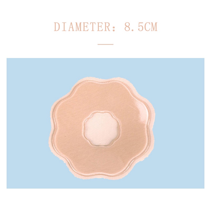 Miếng dán ngực silicone hình cánh hoa có thể tái sử dụng