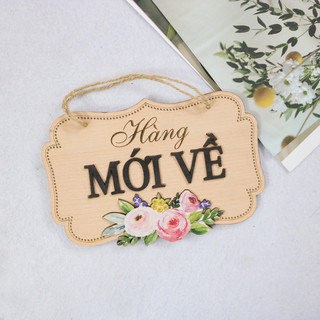Bảng gỗ decor hàng mới về