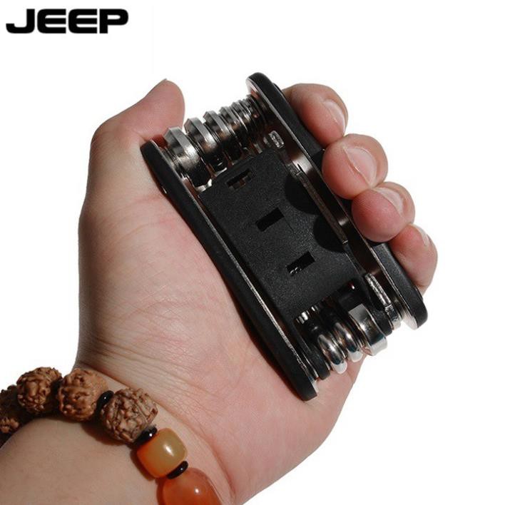Bộ Dụng Cụ Sửa Chữa Xe Đạp Bỏ Túi Jeep 13in1 Đa Năng Bỏ Túi - Jeep 13 Món