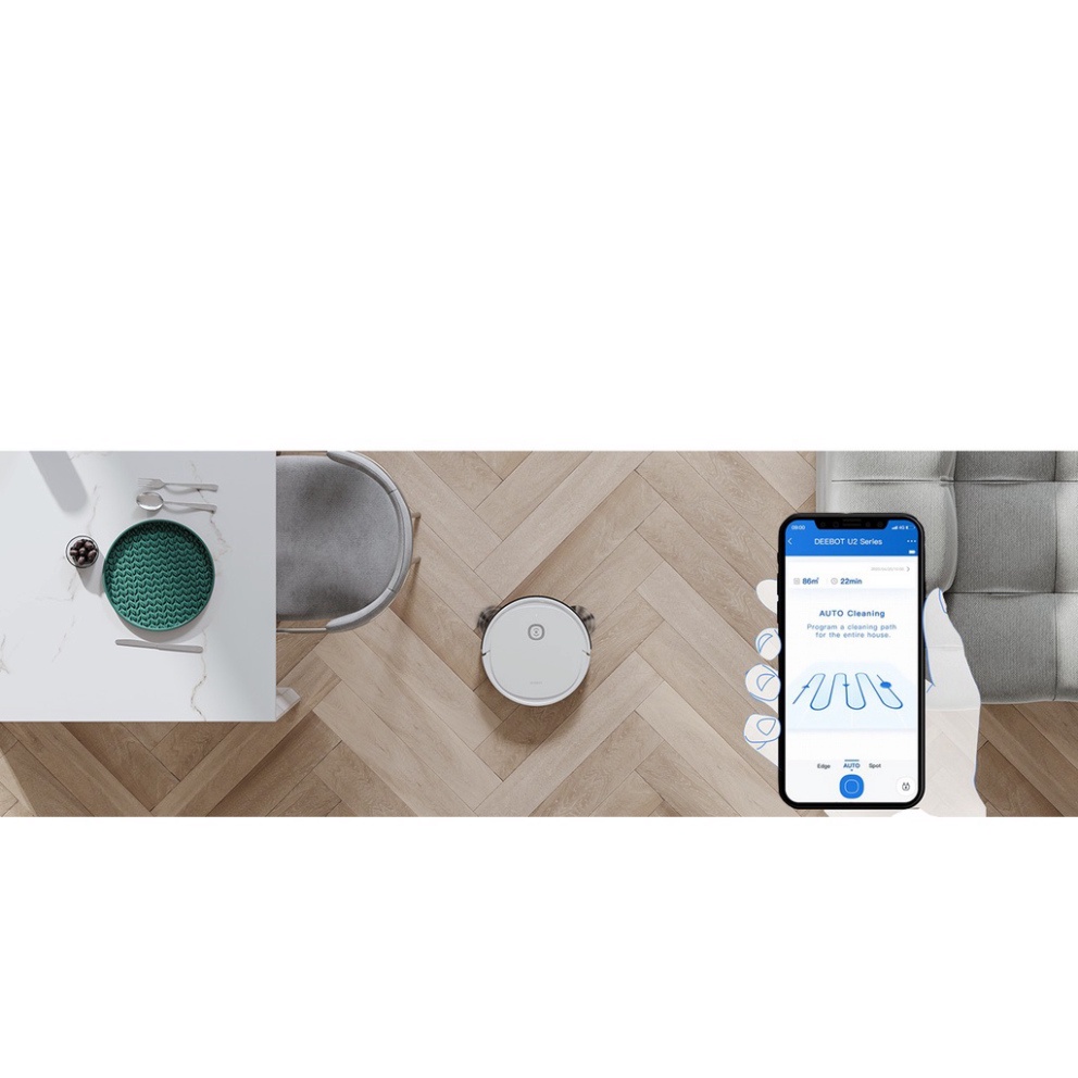 Robot hút bụi lau nhà Ecovacs Deebot U2 Pro - Hàng trưng bày