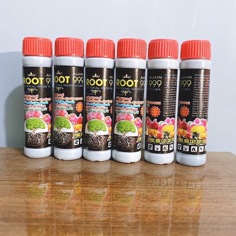 Combo 10 ống ROOT 999 siêu phục hồi cây, siêu kích thích ra rễ cực mạnh hàng đẹp chính hãng