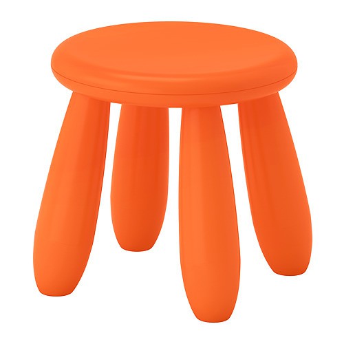 Ghế trẻ em cam MAMMUT IKEA