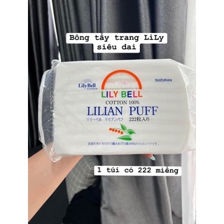Bông Tẩy Trang Lily Bell thấm hút tốt không xù lông
