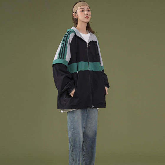 Áo Khoác Thể Thao Hai Mặt Có Nón Phong Cách Rockmagic 2020 Cho Nữ | BigBuy360 - bigbuy360.vn