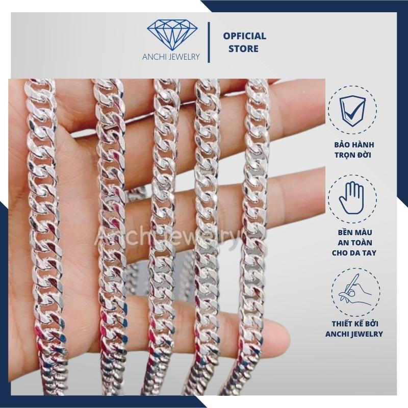 Dây chuyền nam bạc sợi to 15 chỉ - bạc ta s99, Anchi jewelry