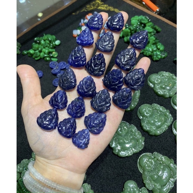 Vòng đeo tay dây cáp hồ ly chúa 9 đuôi đá lapit