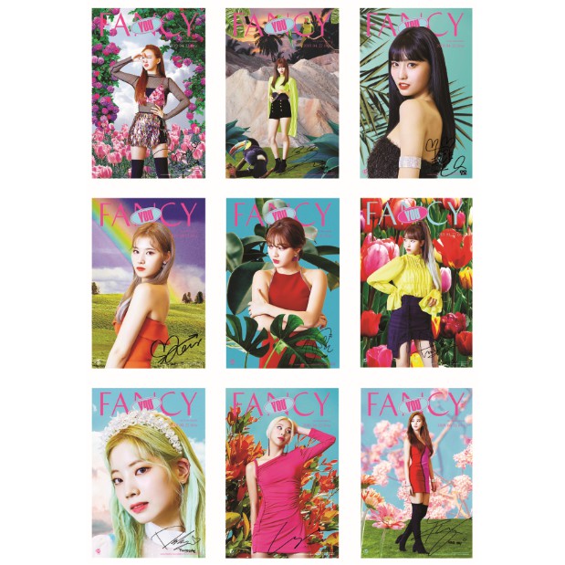LOMO CARD 37 ảnh TWICE - FANCY YOU có chữ ký + Allure