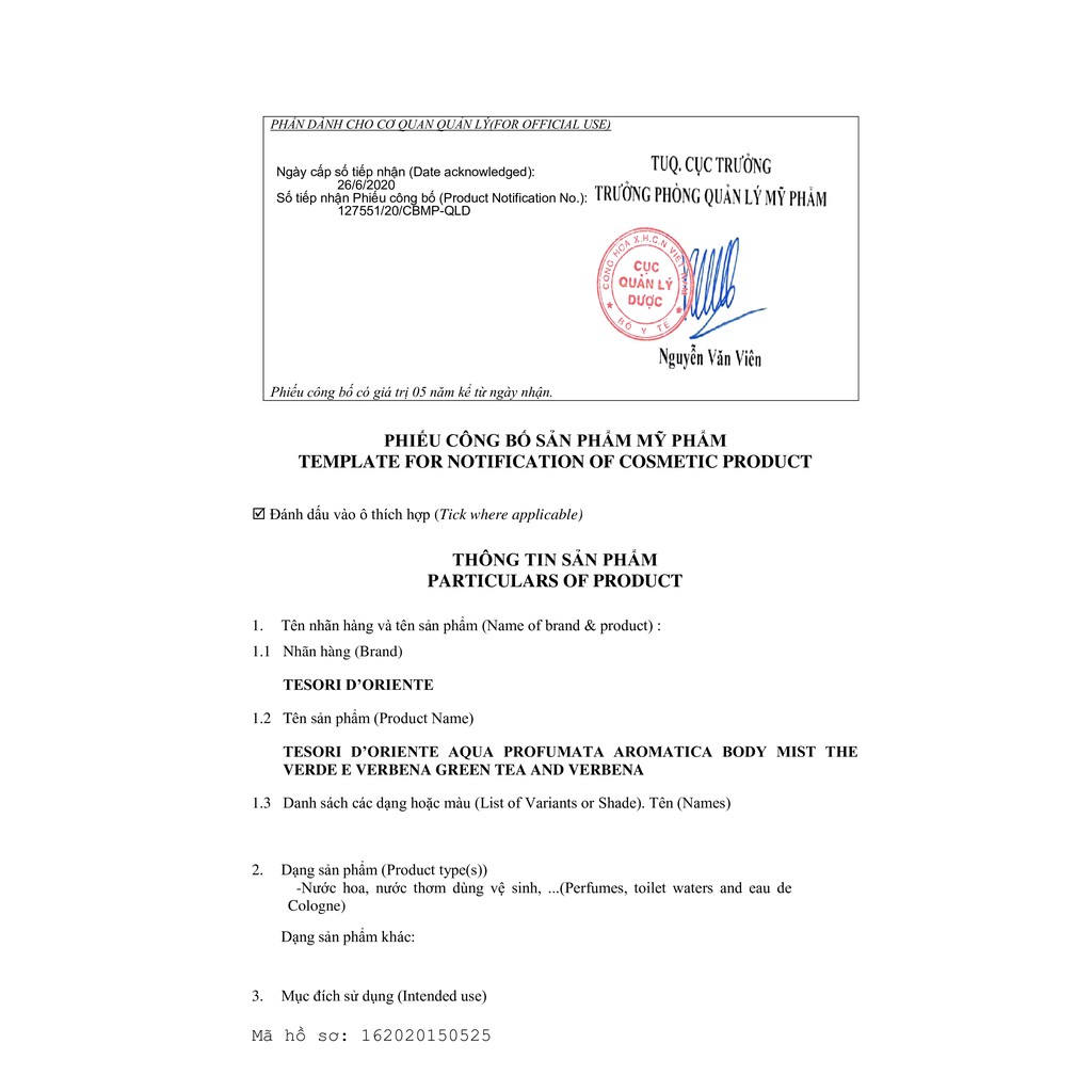 [Nhập MYPHMP3 giảm giá sốc] Xịt thơm dưỡng ẩm cơ thể (Body mist) Tesori d'Oriente Trà xanh và cỏ Verbena 200ml | BigBuy360 - bigbuy360.vn