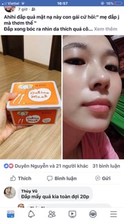 MẶT NẠ TRẮNG DA MỜ THÂM NÁM KOSXU (Hộp 30 miếng)