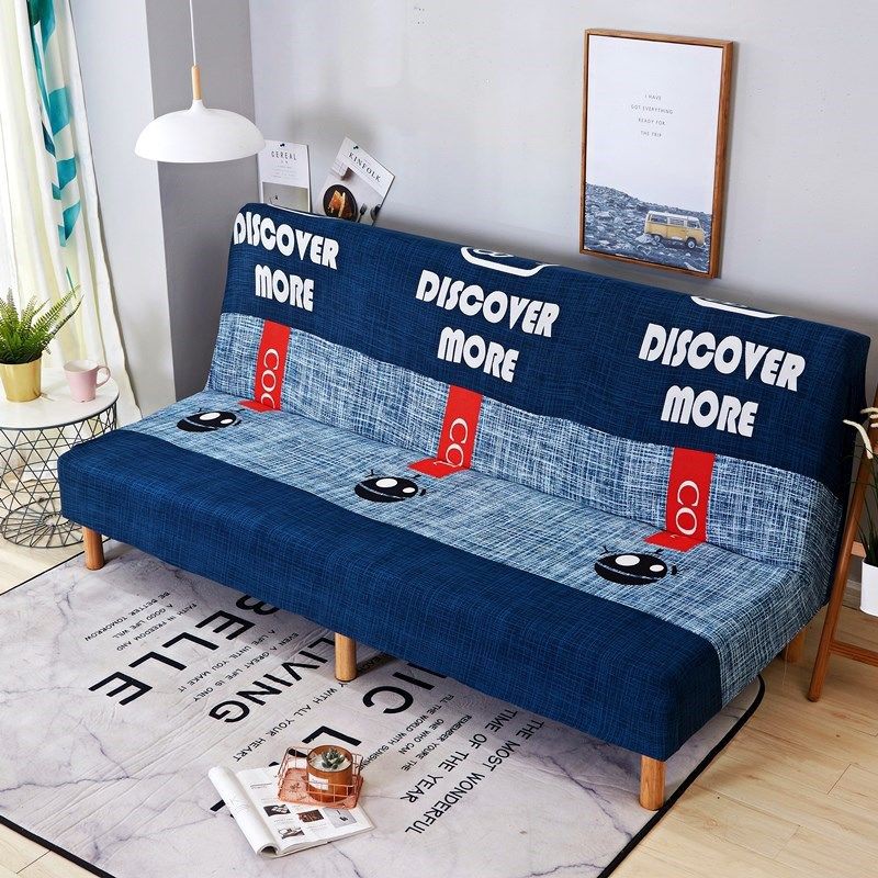 Sofa giường gấp đơn giản 2019 không có tay vịn 1,6 mét 1,5 dài 1,8 và rộng bao gồm cát <