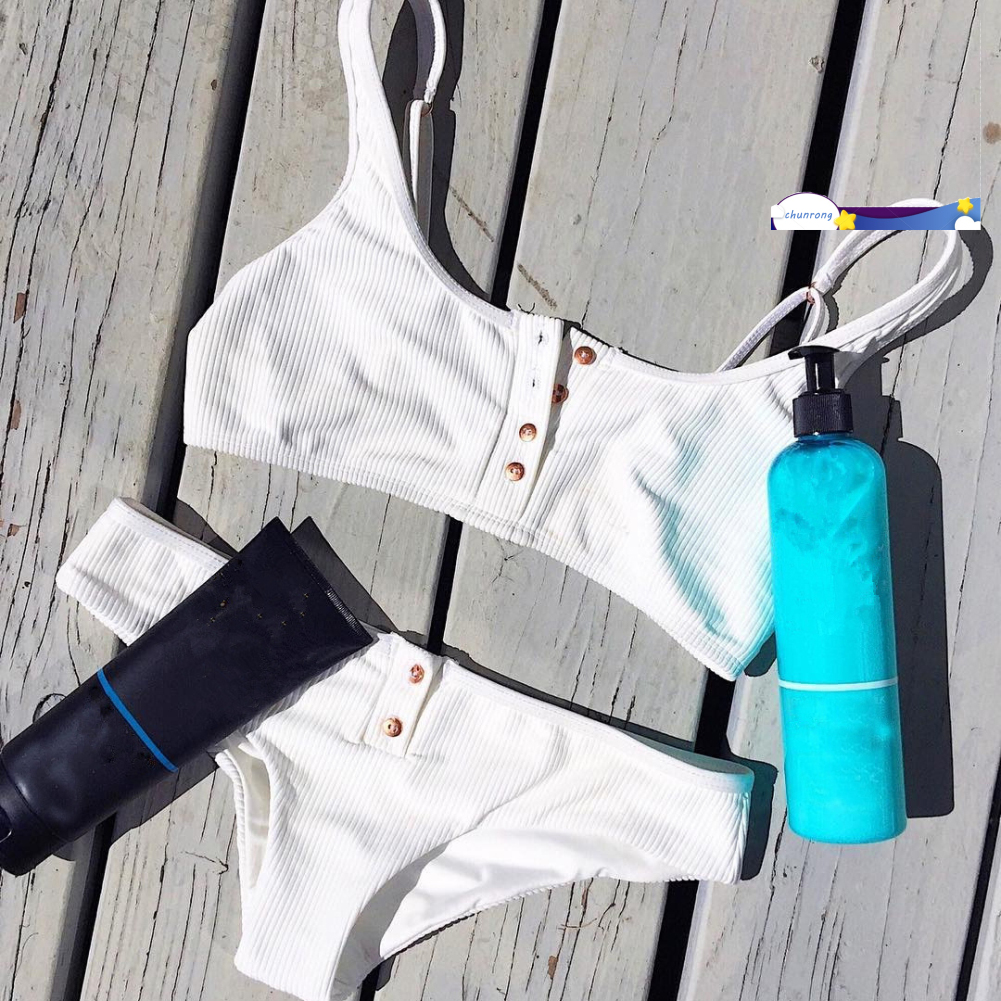 Bộ Đồ Bơi Bikini Hai Mảnh Cài Nút Gợi Cảm Cho Nữ 905 | BigBuy360 - bigbuy360.vn