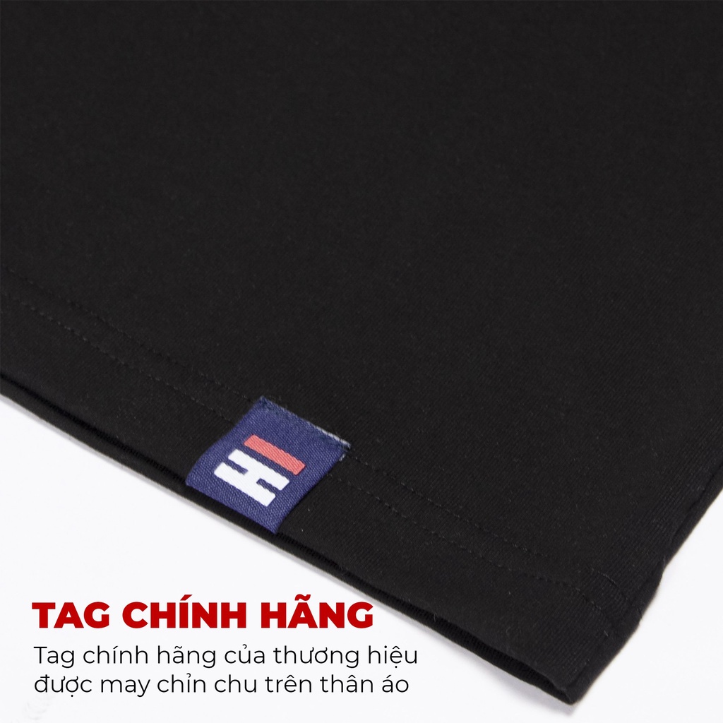 Áo thun nam body không cổ cộc tay HIDDLE Medal H03-T4