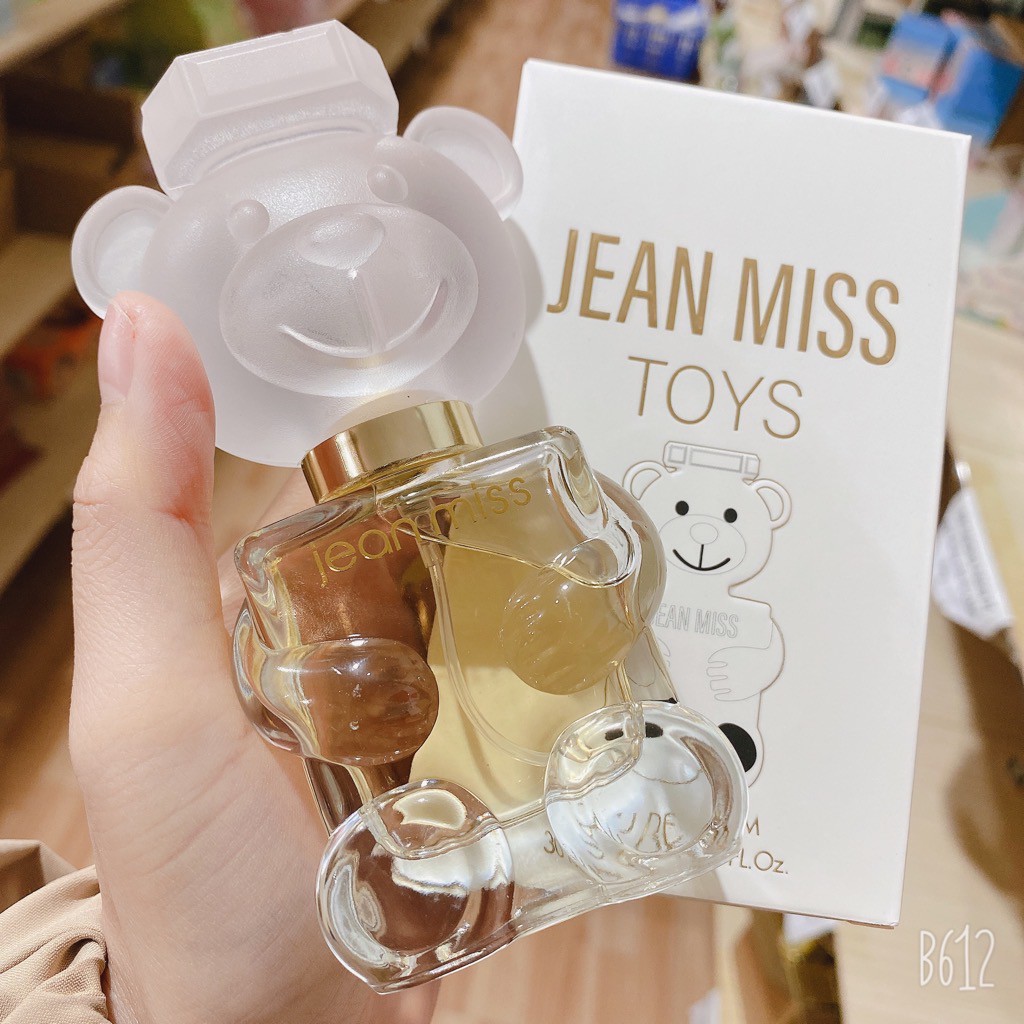 Nước hoa nữ JEAN MISS TOYS mùi hương ngọt nhẹ nhàng thơm lâu vỏ hình gấu dễ thương đẹp cao cấp giá rẻ dung tích 30ml