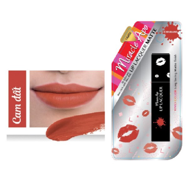 Son kem lì Miracle Apo Lip Lacquer Matte - BẢN MỚI