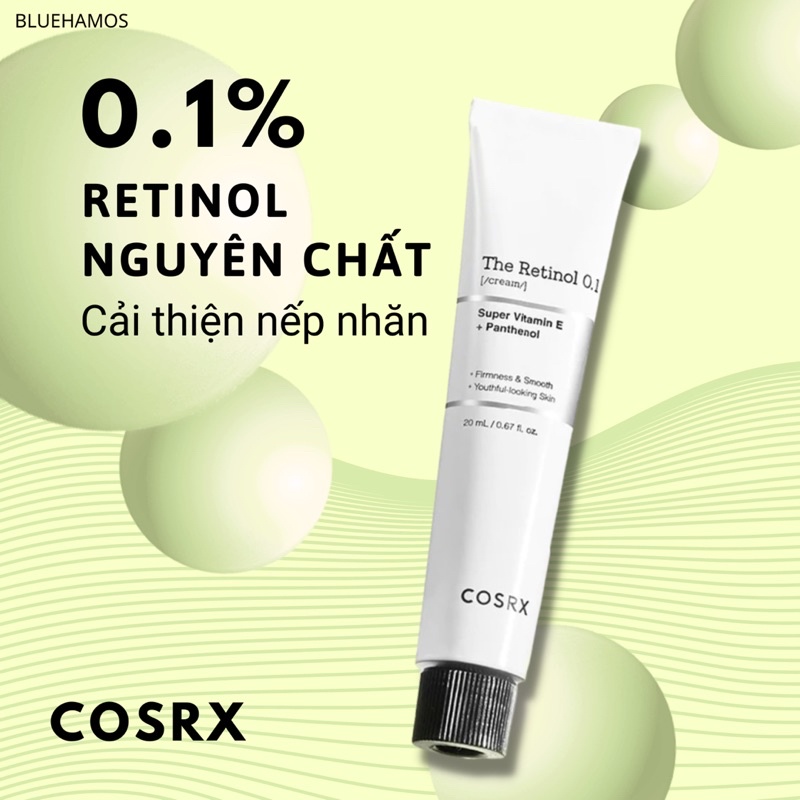 Kem dưỡng Cosrx The Retinol 0.1 Cream/ Dầu dưỡng The retinol 0.5 oil