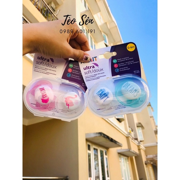 Ti Chỉnh Nha, Ti Ngậm Philips Avent Ultra Soft/Air
