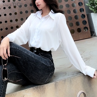 Áo sơ mi nữ vải lụa Chiffon Cao Cấp TiQi Jeans ASM
