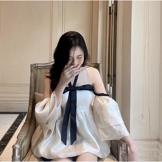 Áo Trễ Vai Tay Bồng