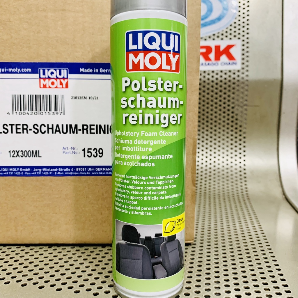 Vệ Sinh Ghế Da - Vải - Nỉ LIQUI MOLY Polster-schaum-reiniger 1539 300ML Made in Germany