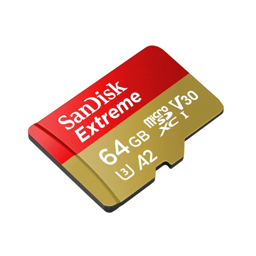 Thẻ nhớ microSDXC SanDisk Extreme 64GB UHS-I 4K UHD Video A2 U3 V30 upto 160MB/s Mobile Gaming