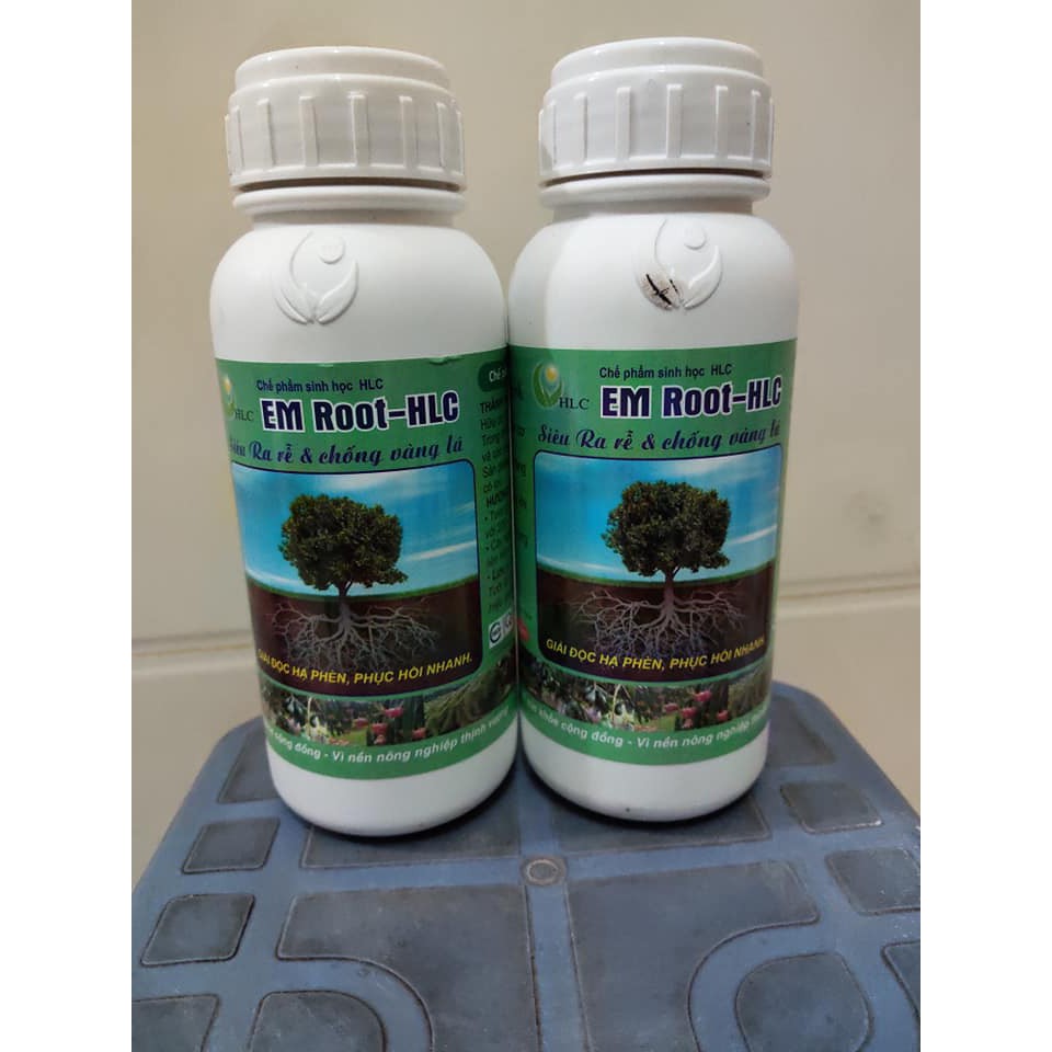 Chế phẩm sinh học kích rễ, giải độc, hạ phèn , phục hồi cây sau bệnh EM Root 500ml