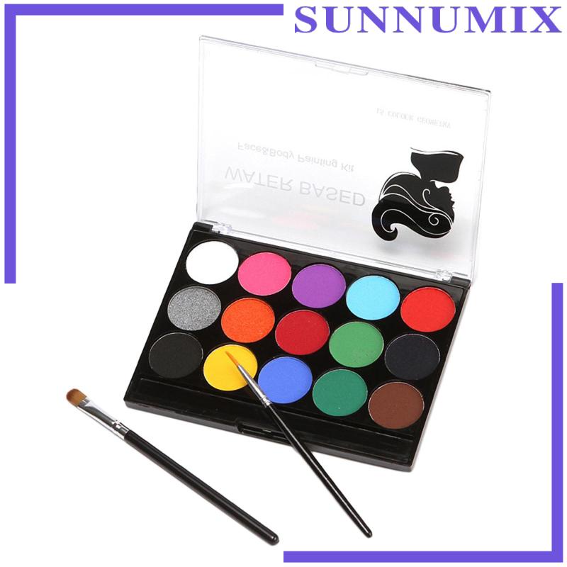 Bảng Màu Vẽ Cơ Thể Hóa Trang Halloween Chuyên Nghiệp