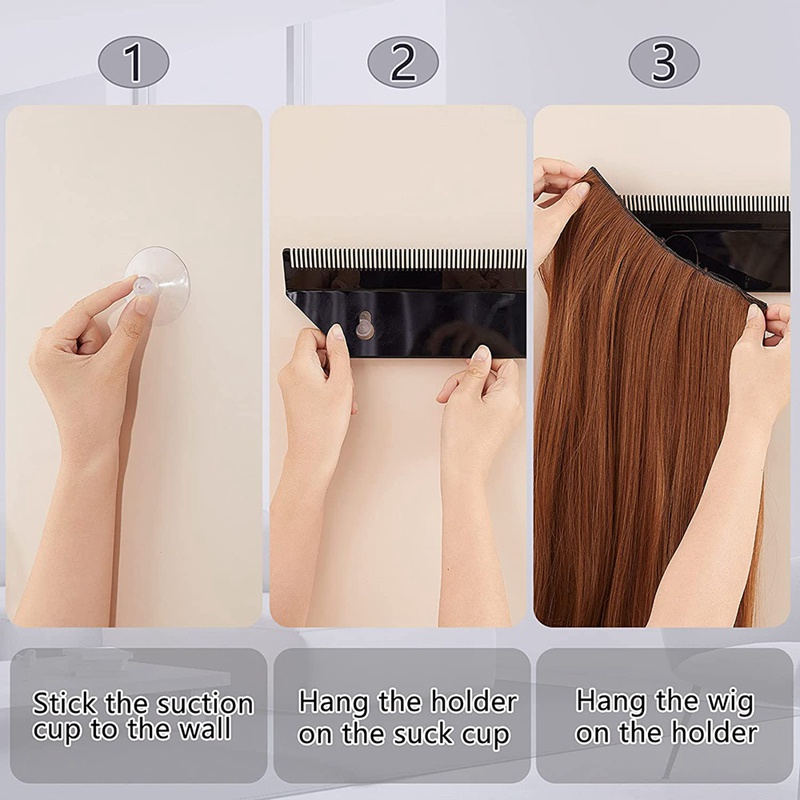 Giá Đỡ Tóc Giả Nối Dài 2 Cái Bằng Acrylic