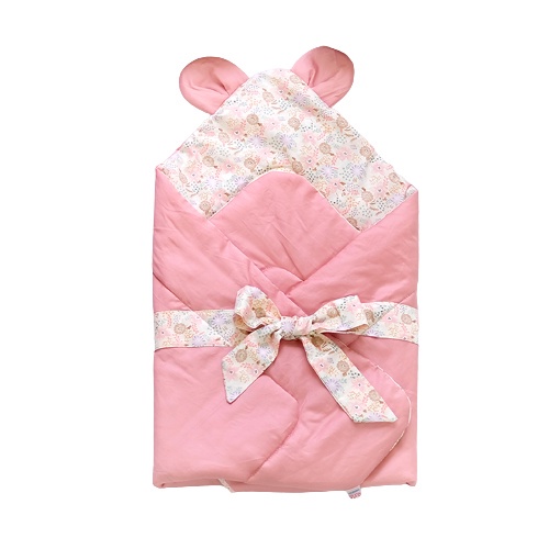 Chăn bế chần bông cho trẻ sơ sinh RUNA KIDS chất liệu satin cao cấp mềm mướt an toàn cho bé