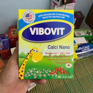 Vibovit Calci nano bổ sung canxi phát triển chiều cao cho bé