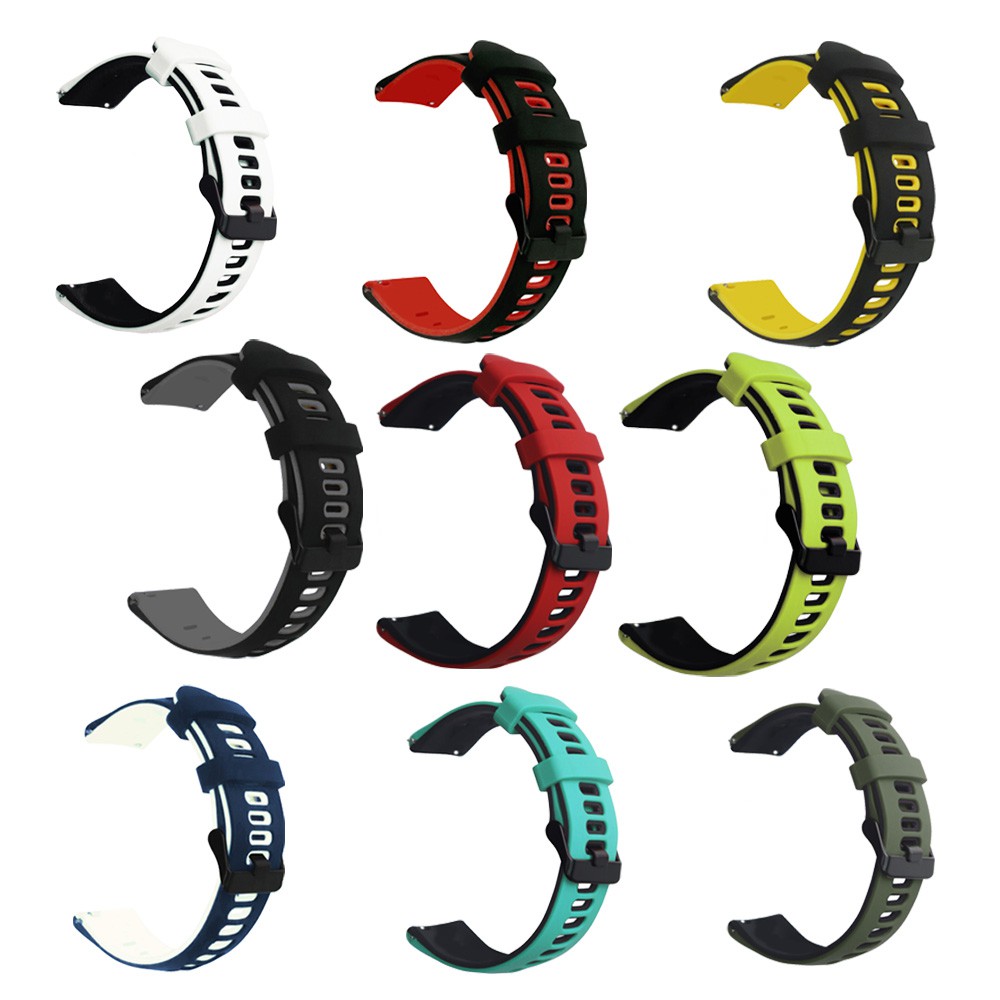 Dây đeo silicone 22mm cho đồng hồ thông minh Huami Amazfit GTR 2 Xiaomi Amazfit Pace / GTR 47mm / GTR 2e / Stratos 2 / 3