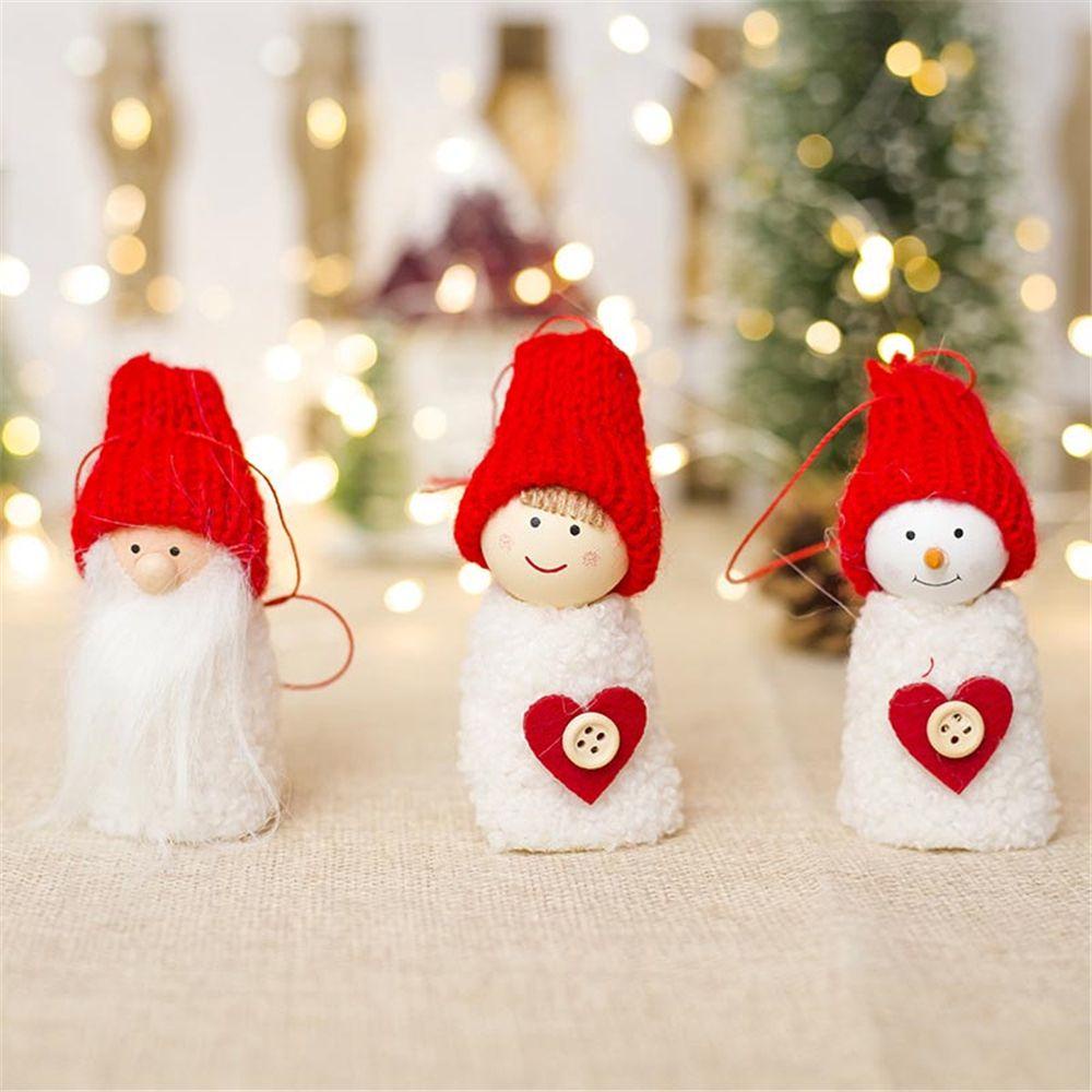 Set 3 Búp Bê Treo Trang Trí Giáng Sinh Năm Mới