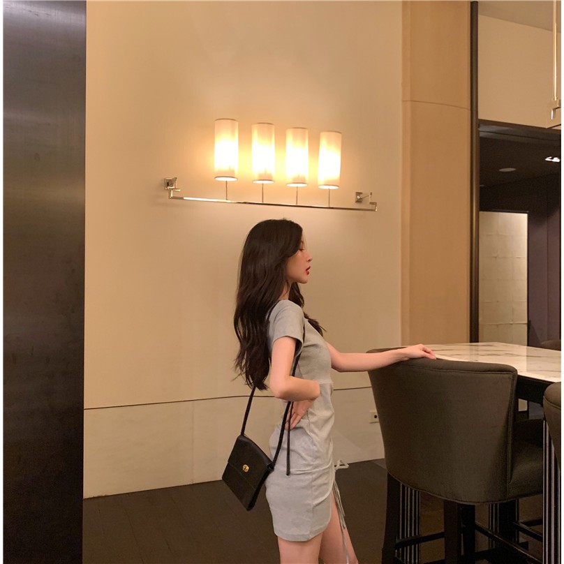 Đầm body tay ngắn rút eo cực gợi cảm tôn dáng, sexyyy ❤️