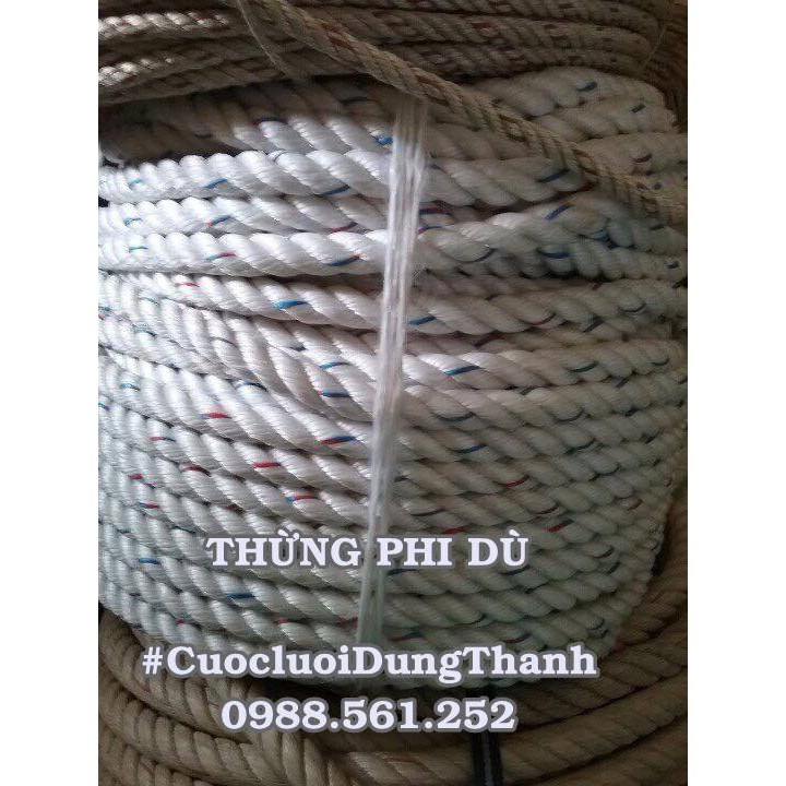 10m dây thừng phi 12 dù đẹp