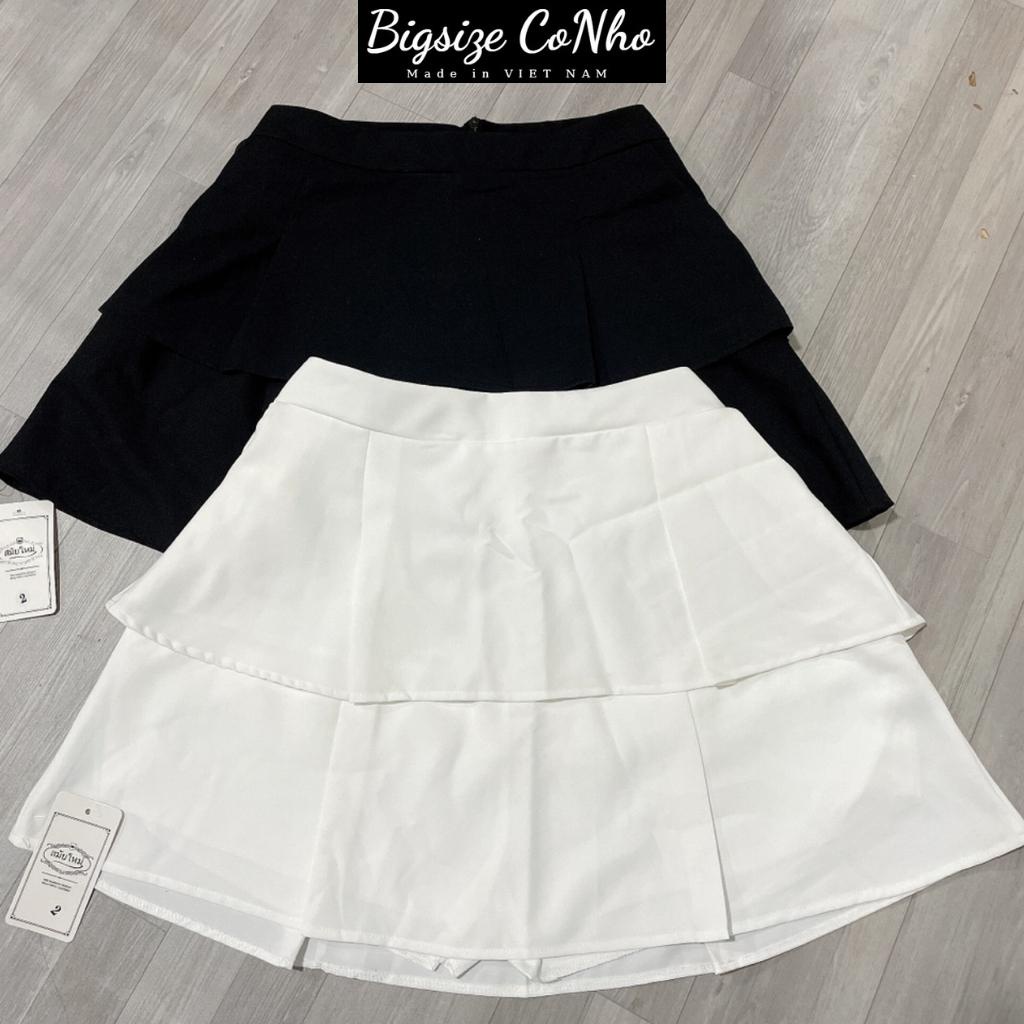 Chân váy bigsize nữ, Chân váy xếp ly bigsize CV9-bigssize cô nhỏ
