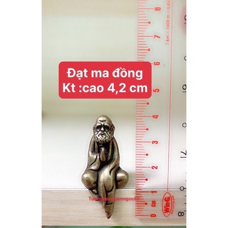 Tượng đồng Đạt ma sư tổ ( cao 4,2 cm )