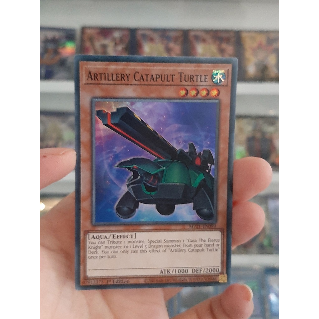 Thẻ Bài Lẻ YugiOh! Mã MP21-EN099 - Artillery Catapult Turtle - Super Rare - 1st Edition