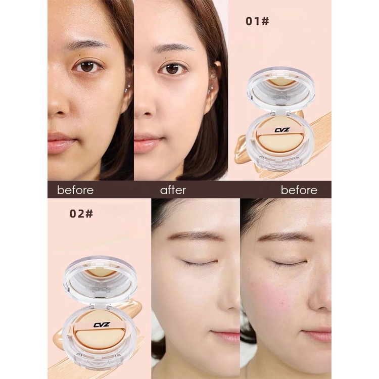 Phấn Nước BB Trang Điểm Nền Với Mút Tán Hình Nấm Tiện Dụng CVZ