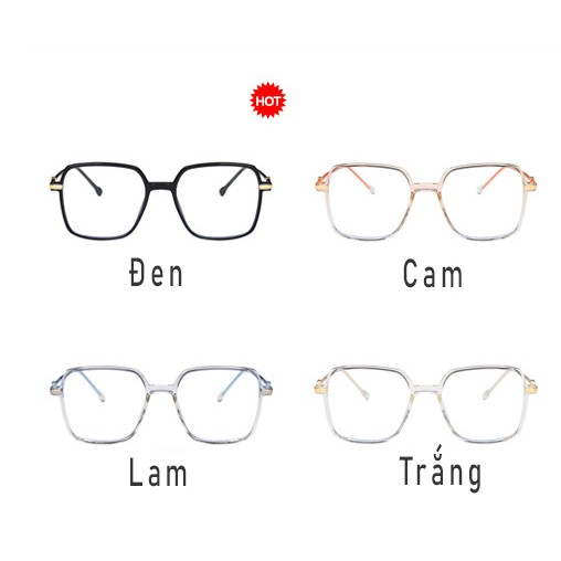Mắt Kính Giả Cận Nữ Thời Trang Hàn Quốc 2021 Tròng kính trong suốt gọng kim loại_MS05 | BigBuy360 - bigbuy360.vn