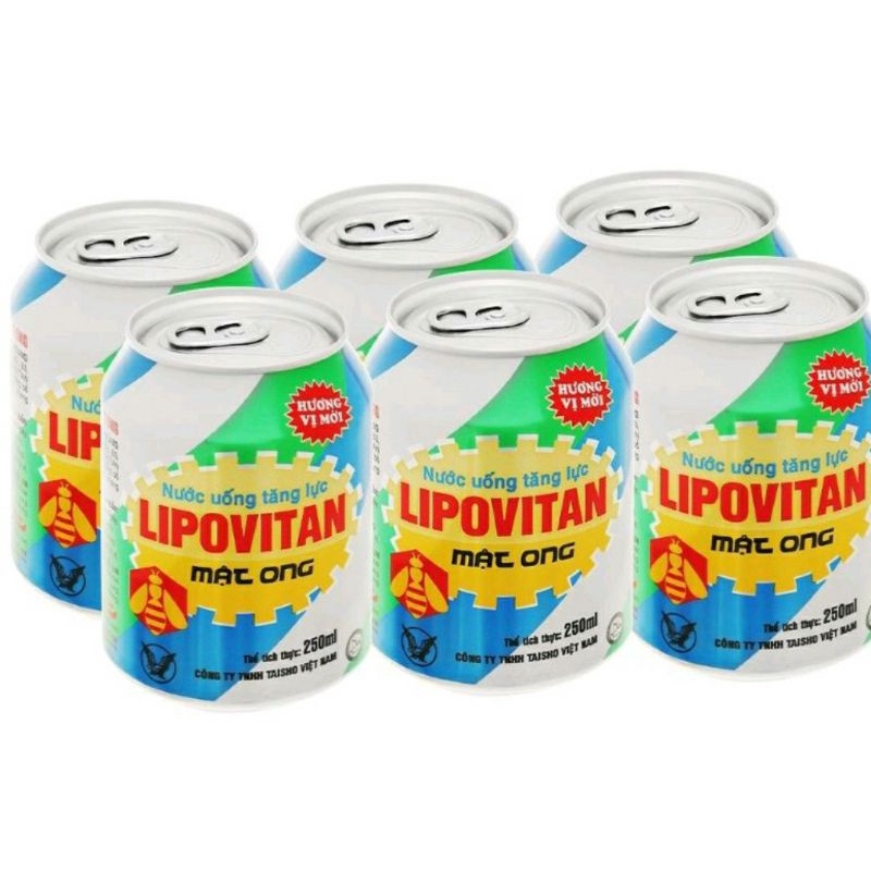 1thùng 24 lon nước tăng lực Lipovitan 250ml - Việt Nam