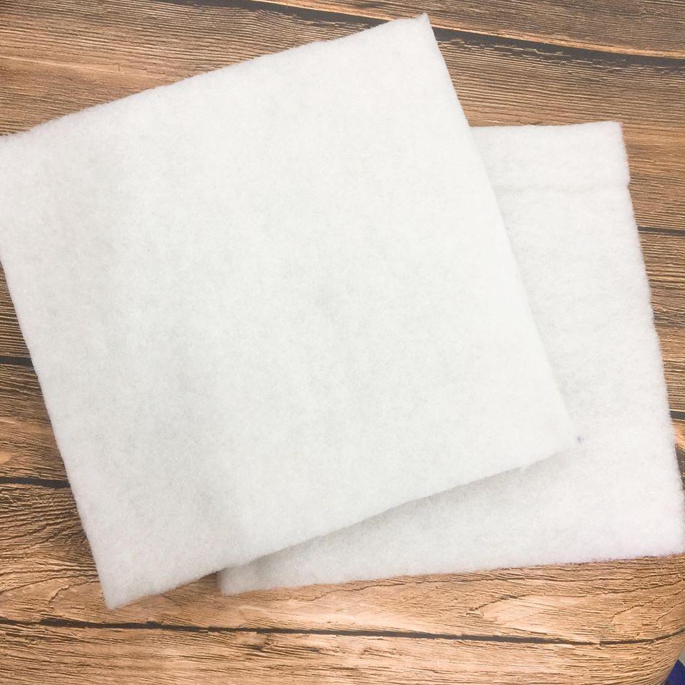 Bông lọc trắng miếng lẻ (20*20cm)