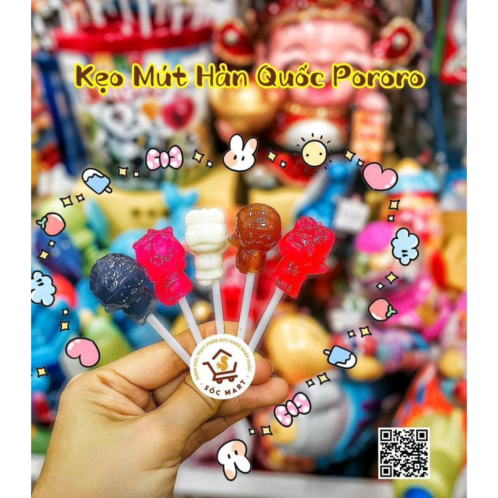 Kẹo mút Pororo vị trái cây 132g