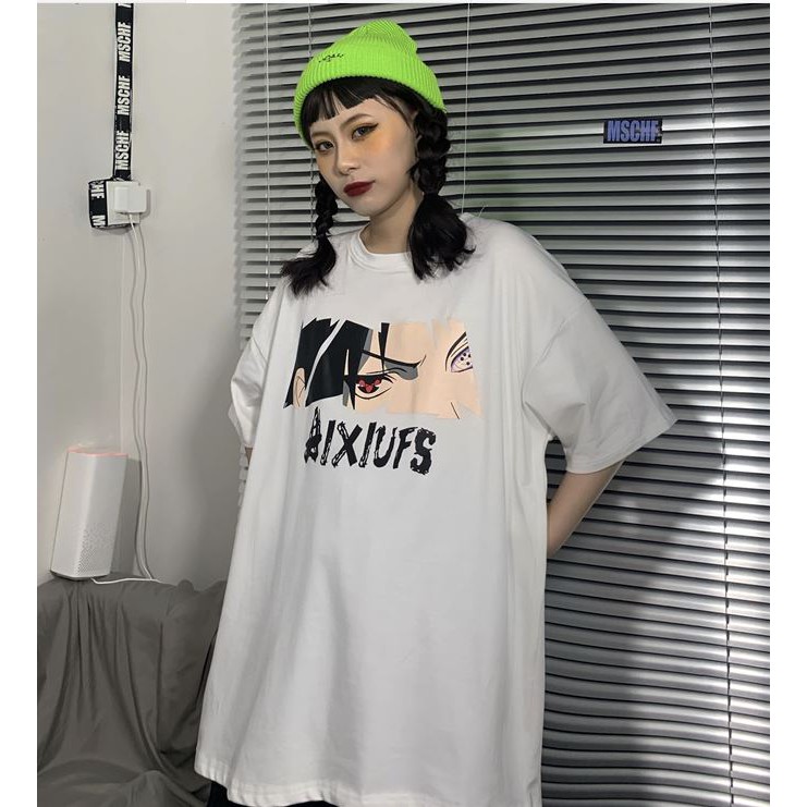 ÁO THUN, ÁO PHÔNG TAY LỠ UNISEX FORM RỘNG OVERSIZE ANIME NARUTO M251