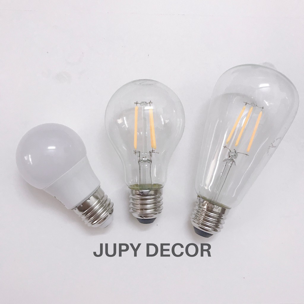 [HÀNG ĐẸP] Bóng đèn Bulb - đèn Edision 3W 4W 7W chui đèn e27 ngoài trời chuyên chiếu sáng không gian trang trí quán cafe