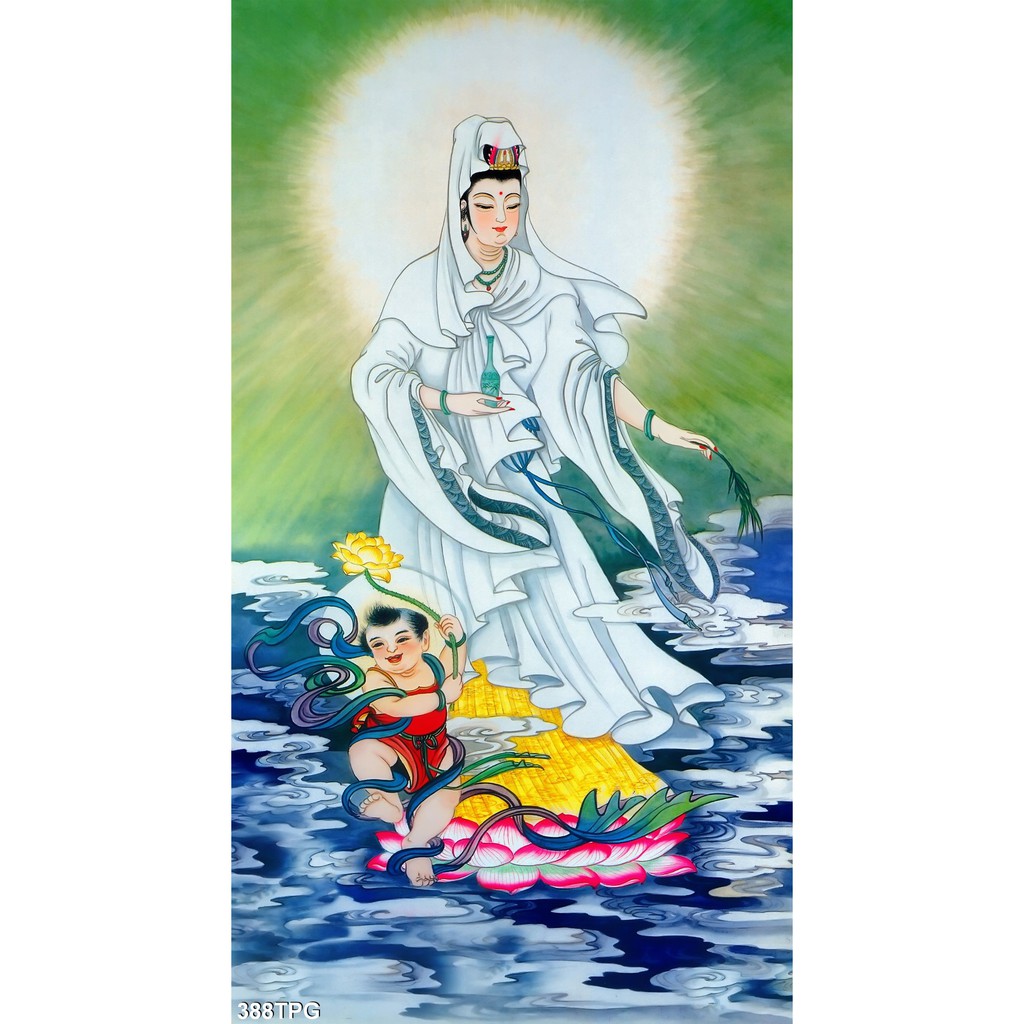 TRANH DÁN TƯỜNG HÌNH PHẬT, TRANH DÁN PHÒNG THỜ, TRANH QUAN ÂM, TRANH THỜ PHẬT
