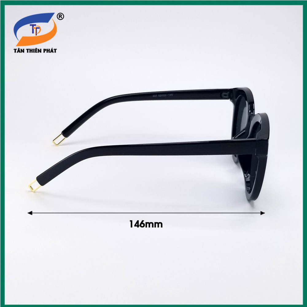 Kính mát nữ mắt mèo 337 màu đen, nâu râm mát. Kính ôm mắt chống bụi, chống nắng, tia UV