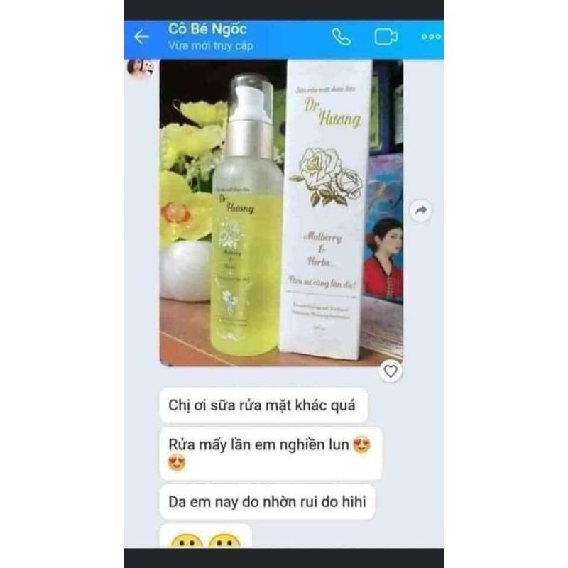 Sữa rửa mặt Dr Hương