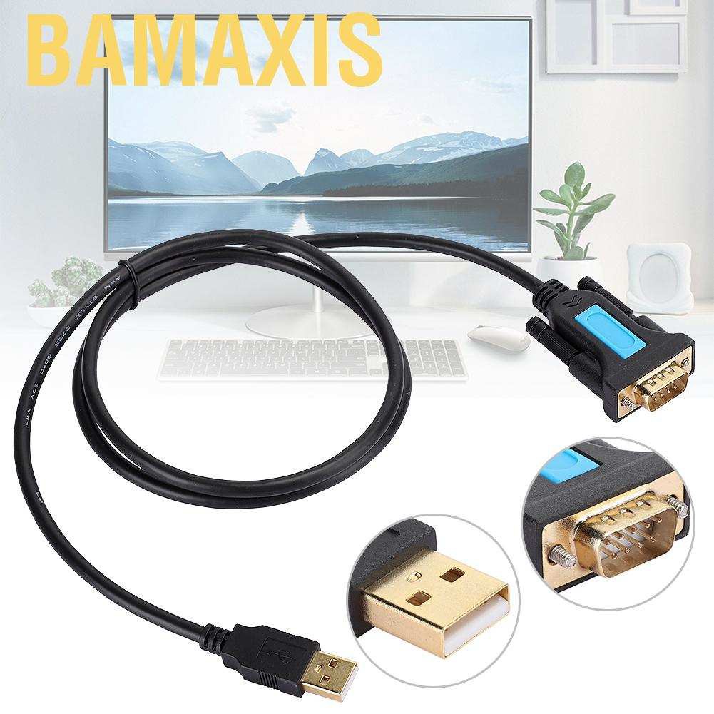 Dây Cáp Chuyển Đổi Bamaxis 1m Usb Sang Rs232 Male Cho Máy Tính