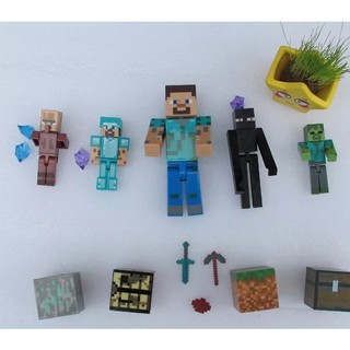 Combo mô hình Steve minecraft - Siêu chất