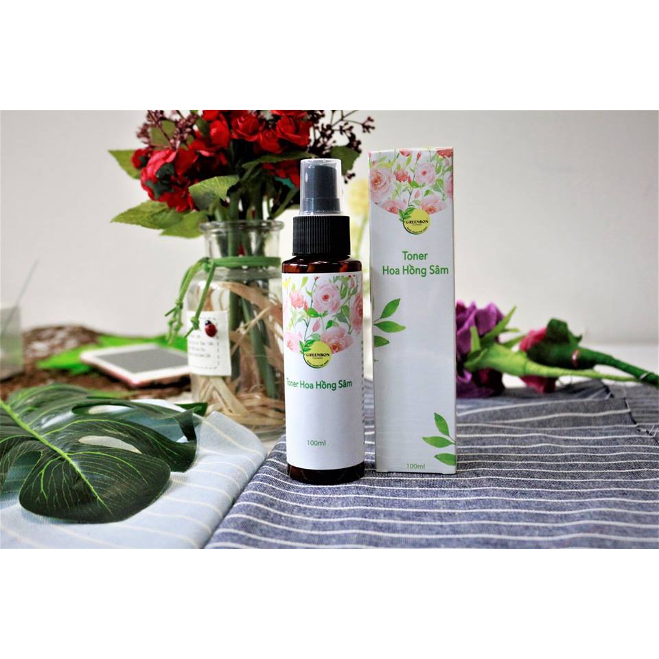 Toner hoa hồng sâm Greenbon